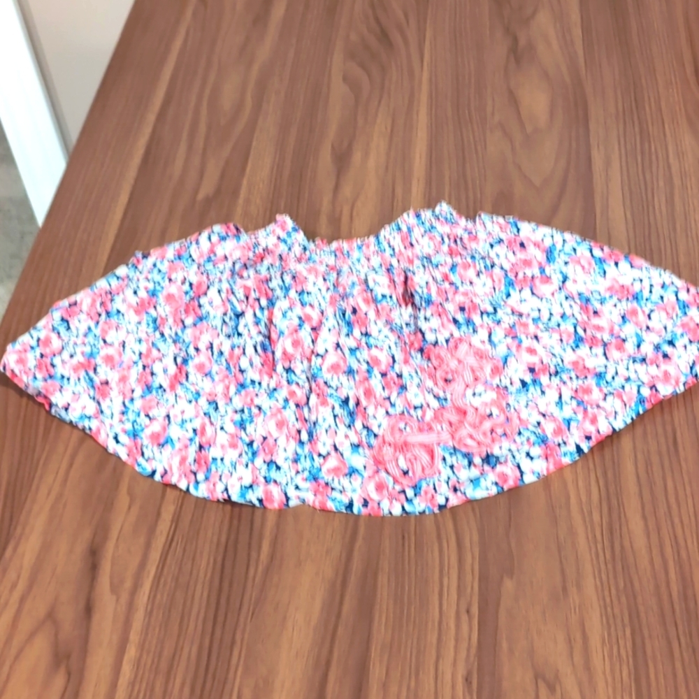 Children's place flowered skirt 6X/7